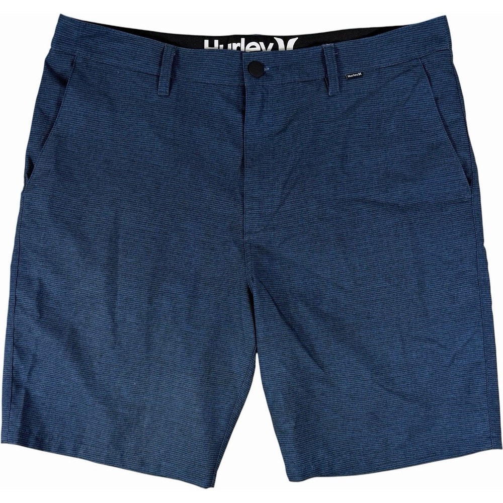 Hurley Phantom Hybrid Golf Men's Size 36 Blue Performance Stretch Shorts